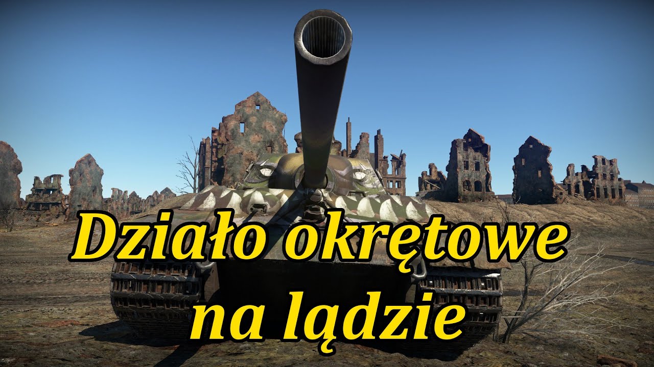 Działo okrętowe na lądzie | JagdTiger | War Thunder Gameplay Po Polsku