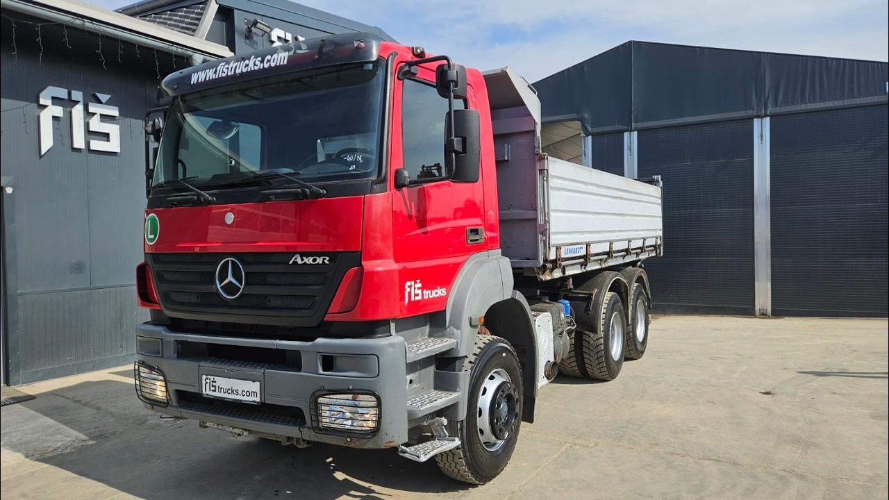 MERCEDES BENZ AXOR 2635 - FIŠ TRUCKS SLOVENIA
