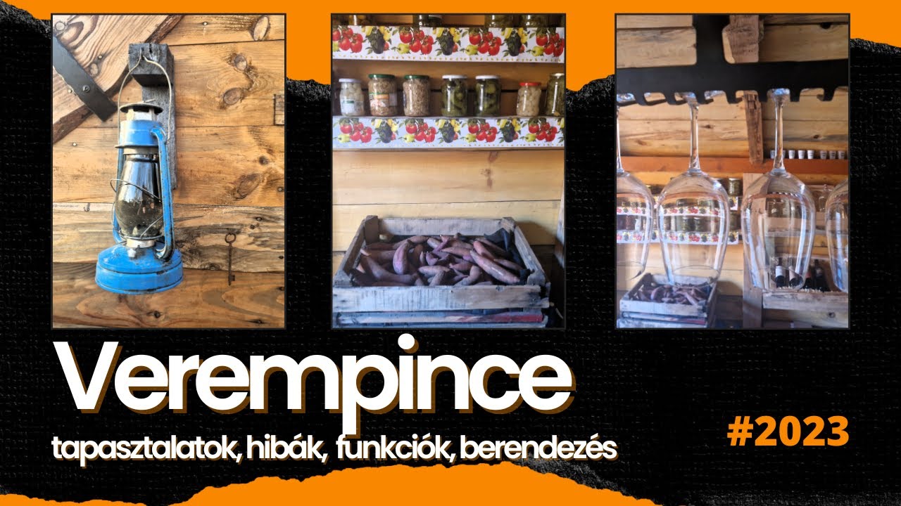 Verempince: tapasztalatok, hibák, funkciók, berendezés