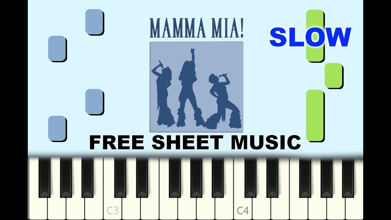 SLOW piano tutorial 