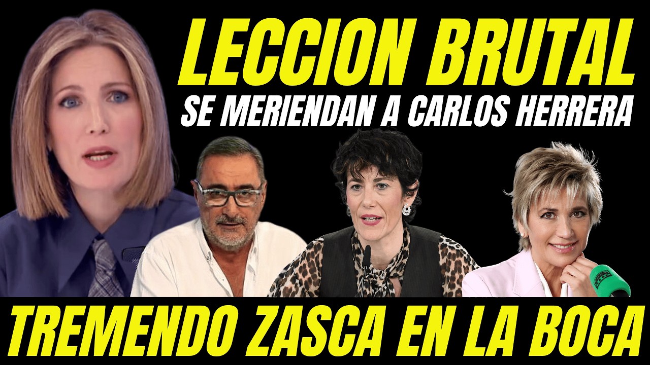 SILVIA INTXAURRONDO Y LA MINISTRA ELMA SAIZ SE MERIENDAN A CARLOS HERRERA Y DERECHA MEDIÁTICA