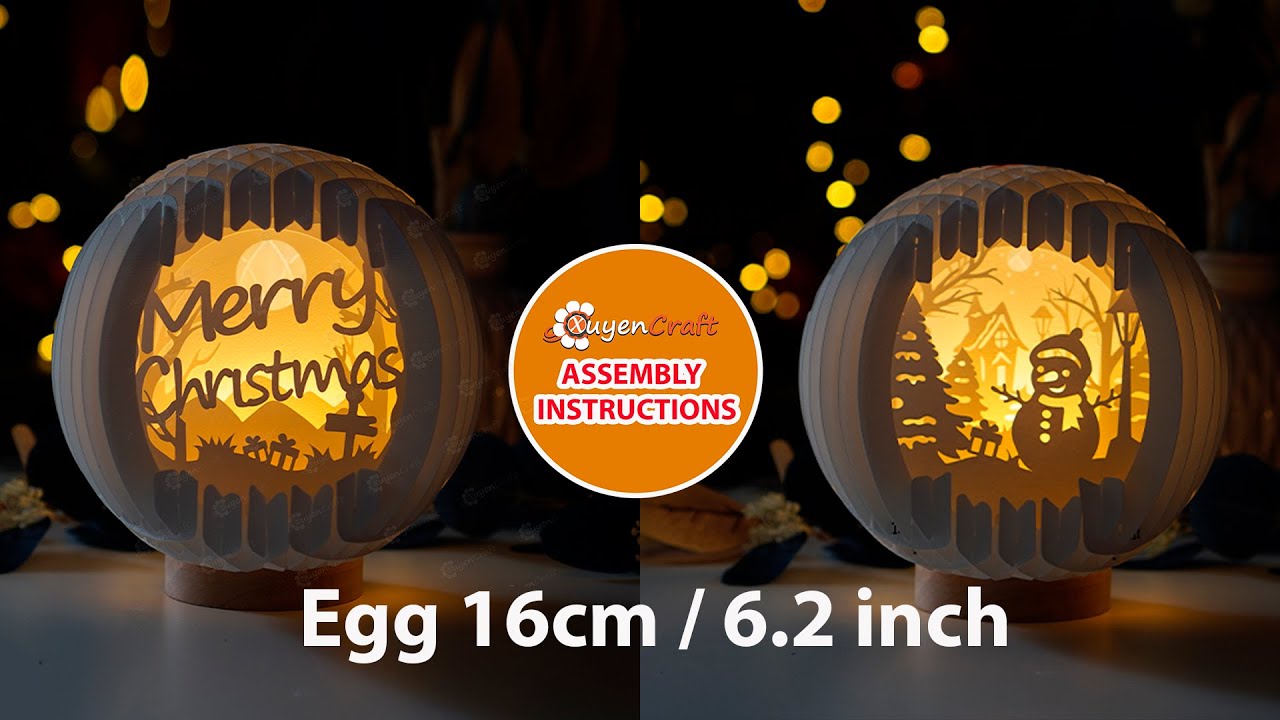 How to make Merry Christmas Sphere Popup  SVG for Cricut, Cameo 4, ScanNcut
