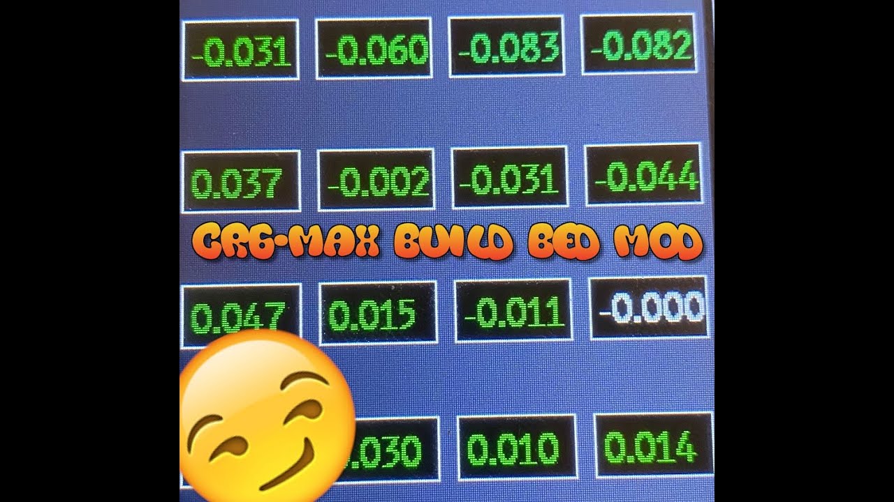 CR6-MAX Bed Levelling Mod - Get some nutz under your bed!