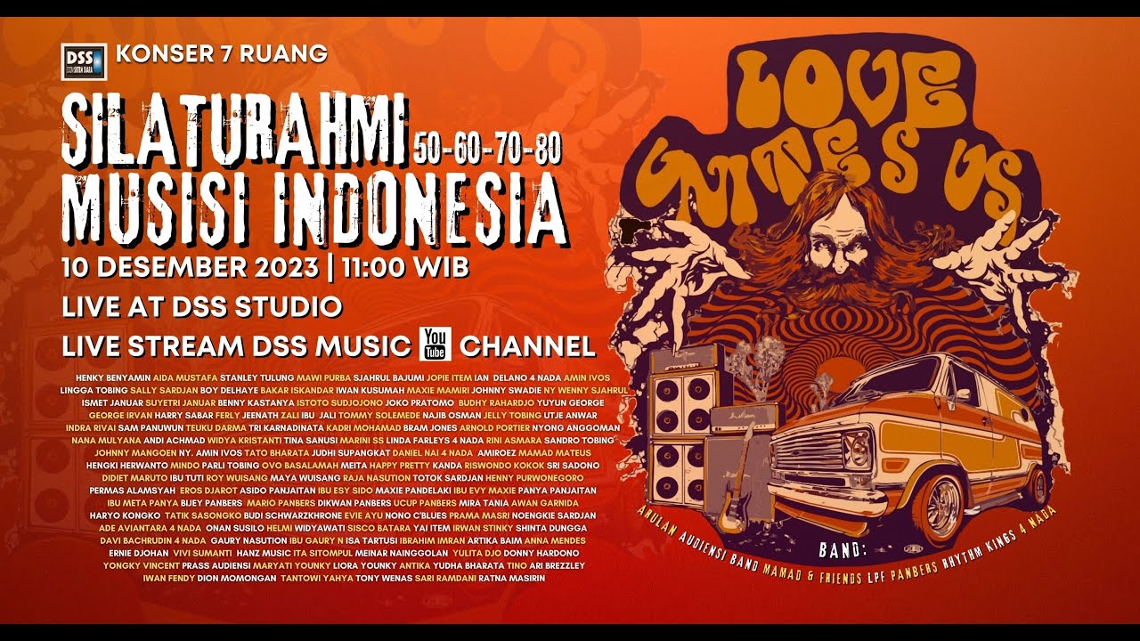 SILATURAHMI MUSISI INDONESIA (50-60-70-80) - KONSER 7 RUANG