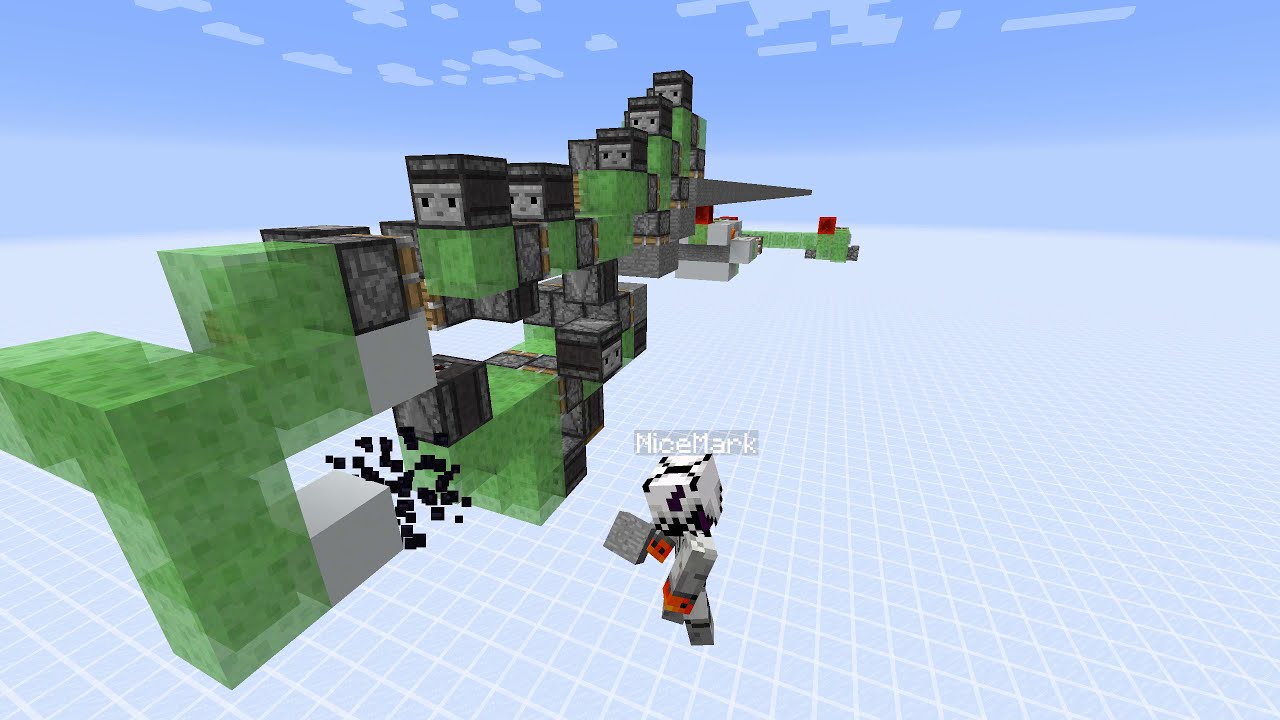 These Robots BUILD and DIG for you! (Slime Block Machines)
