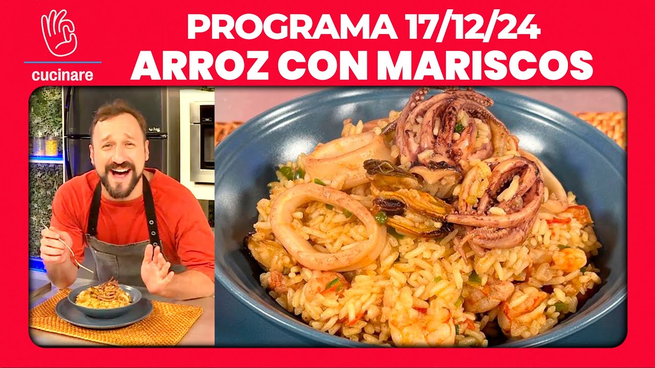 ARROZ CON MARISCOS POR GABO COLACIOPPO | CUCINARE TV - Programa 17/12/24