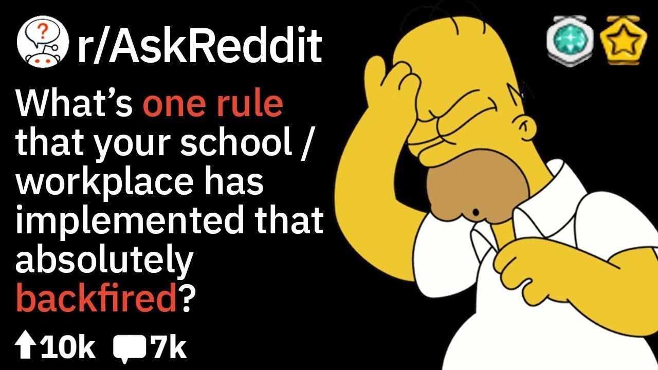 Rules That Backfired 100% After Being Implemented