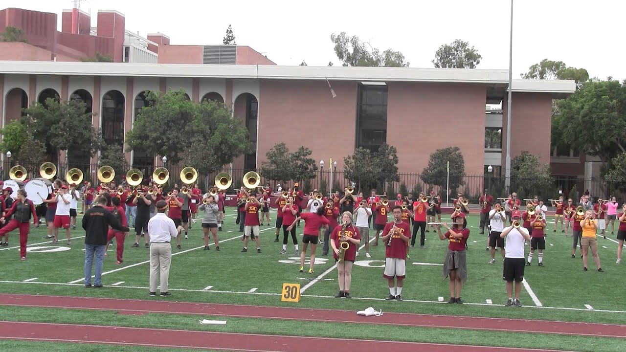 USC Trojan Marching Band 2013 smash and grab 9-21-13
