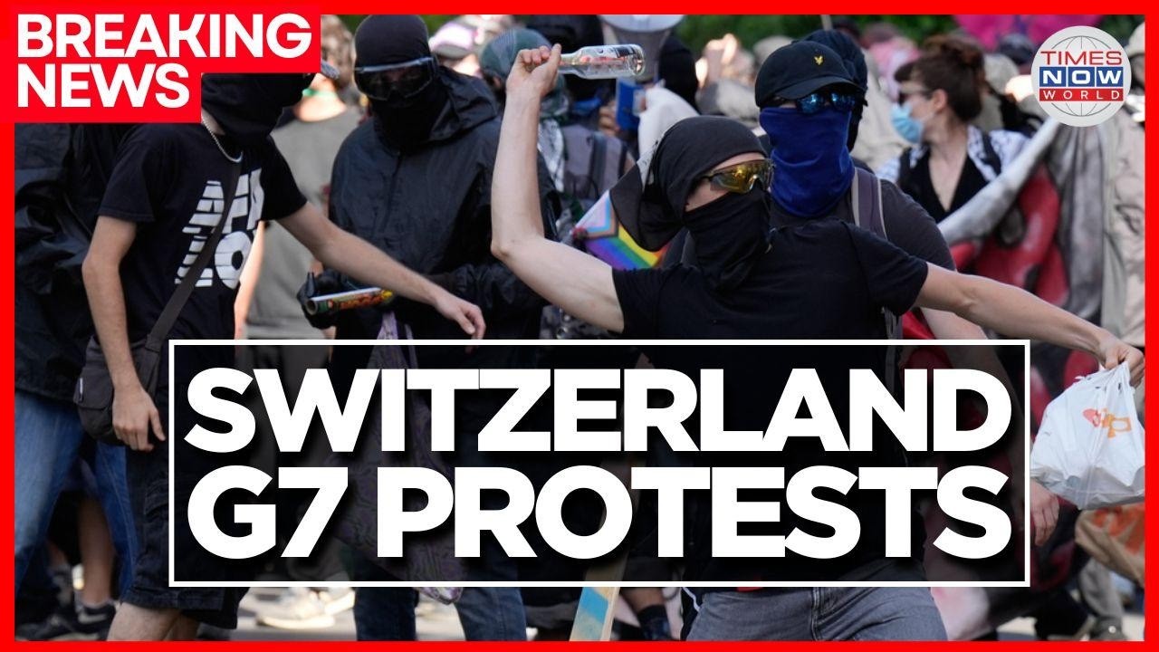 G7 Geneva Protests LIVE | Riot Police Deploy In Geneva As Anti-Capitalist Protests Turn Violent