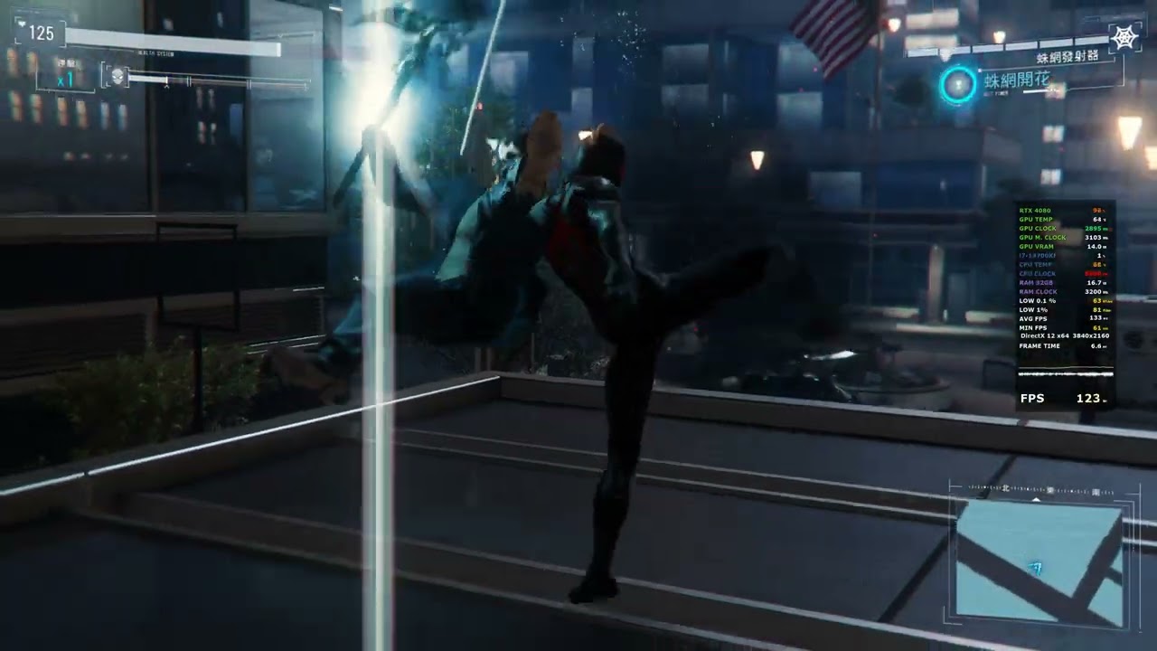 Marvel's Spider Man Remastered 《漫威蜘蛛人重製版》: RTX4080 | i7-13700KF | 4K Ultra Ray-tracing | 23