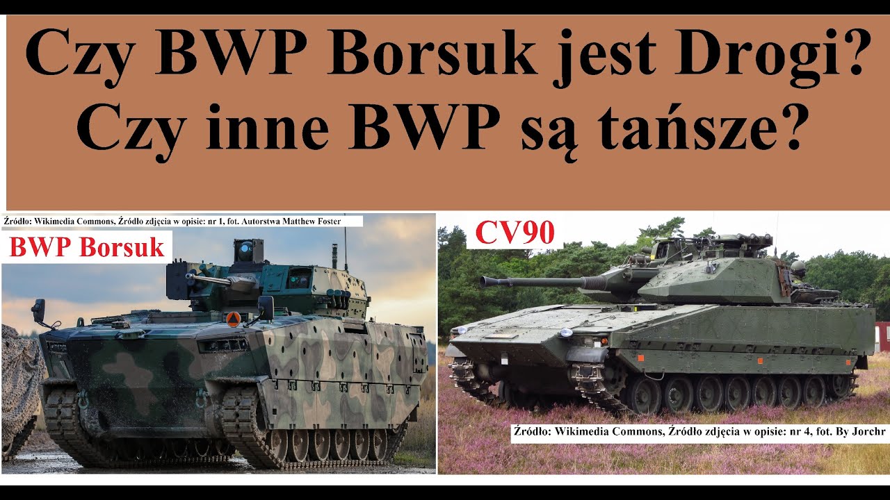 Czy BWP Borsuk jest Drogi? droższy od innych BWP