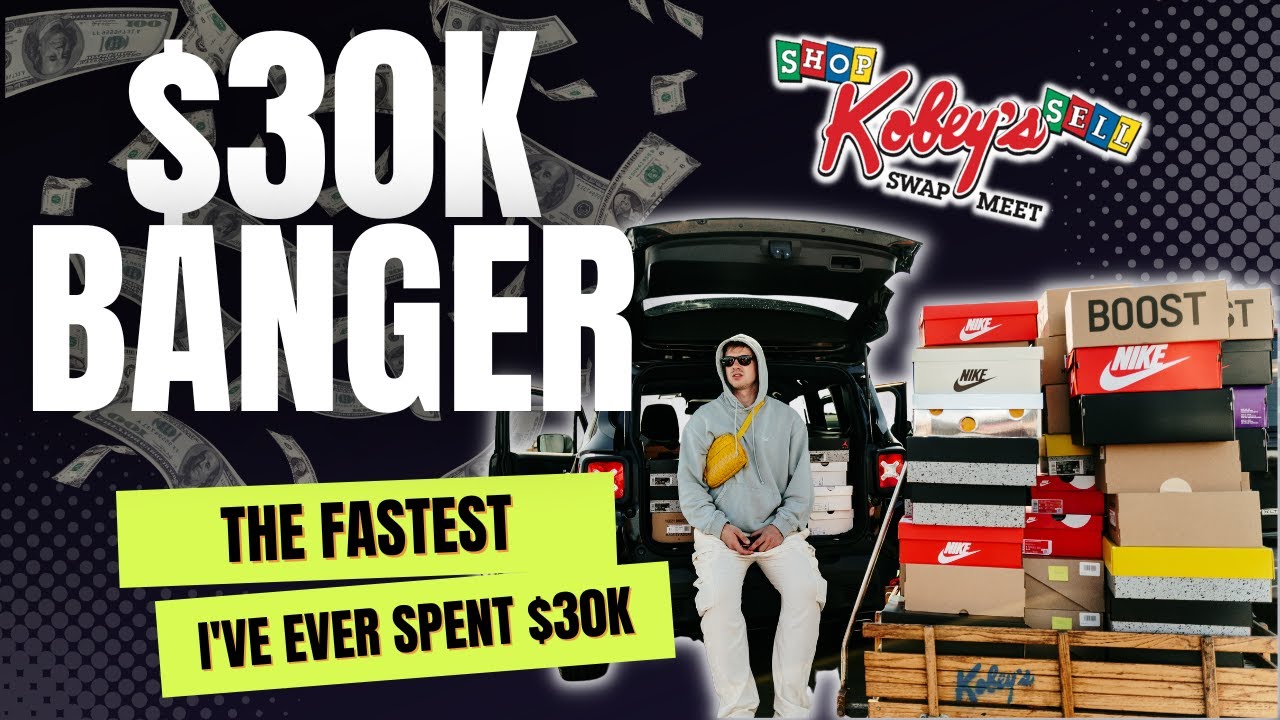 KOBEY'S SWAP MEET - ANOTHER $30K BANGER! (SAW ONE OF THE RAREST SNEAKERS DS)