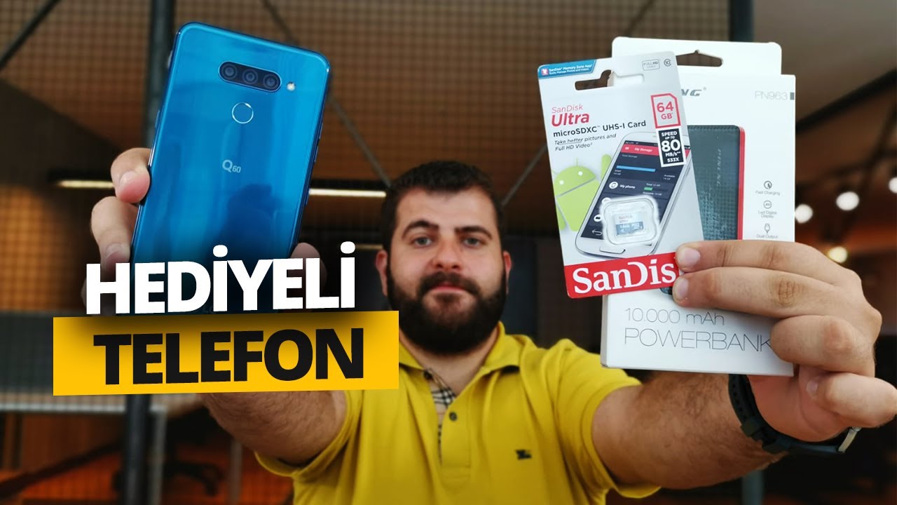 Hediyeleriyle gelen telefon: LG Q60 inceleme