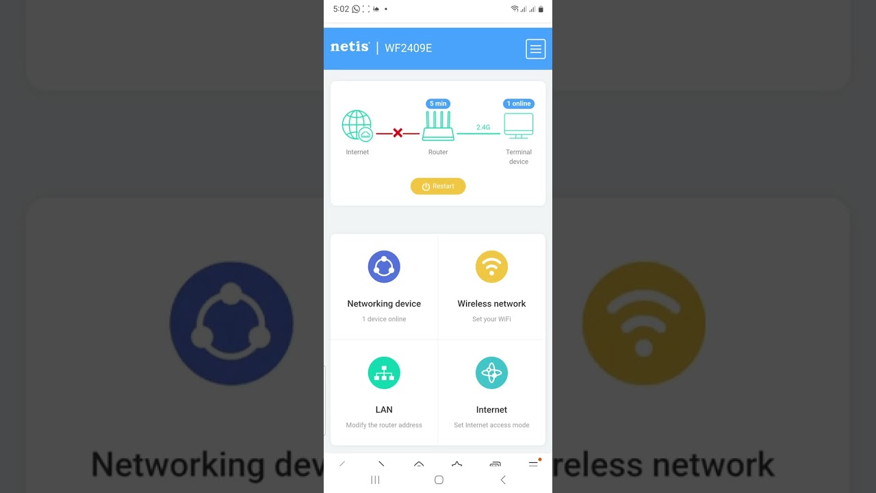 برمجة راوتر نوع نتسnetis wf2409e بعد تحديثه