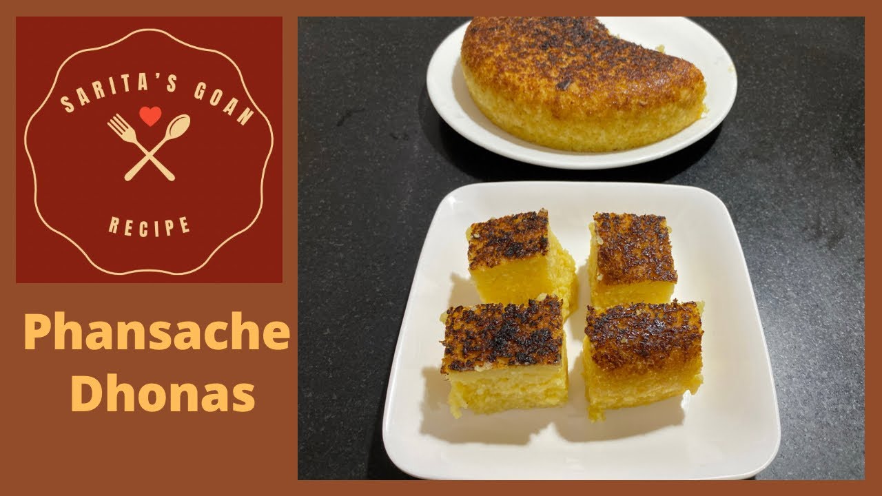 Pansache Dhonas | Ripe Jackfruit Cake | फणसाचे धोणस | Sarita’s Goan Recipes |