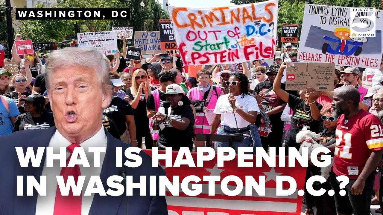 National Guard deployed to D C  as Trump takes on city's crime policy