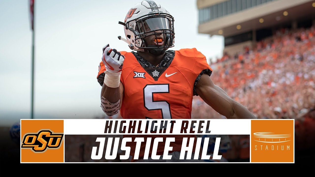 Justice Hill Oklahoma State Football Highlights - 2018 Season | Stadium