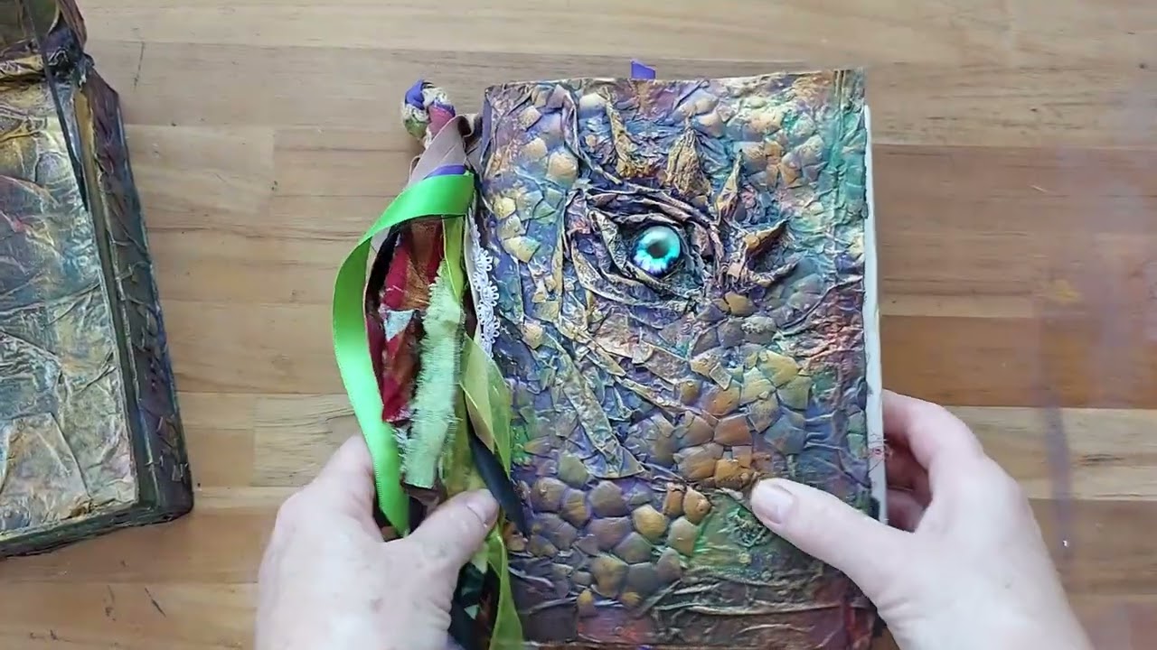 Dragon junk journal, treasure box made to order.