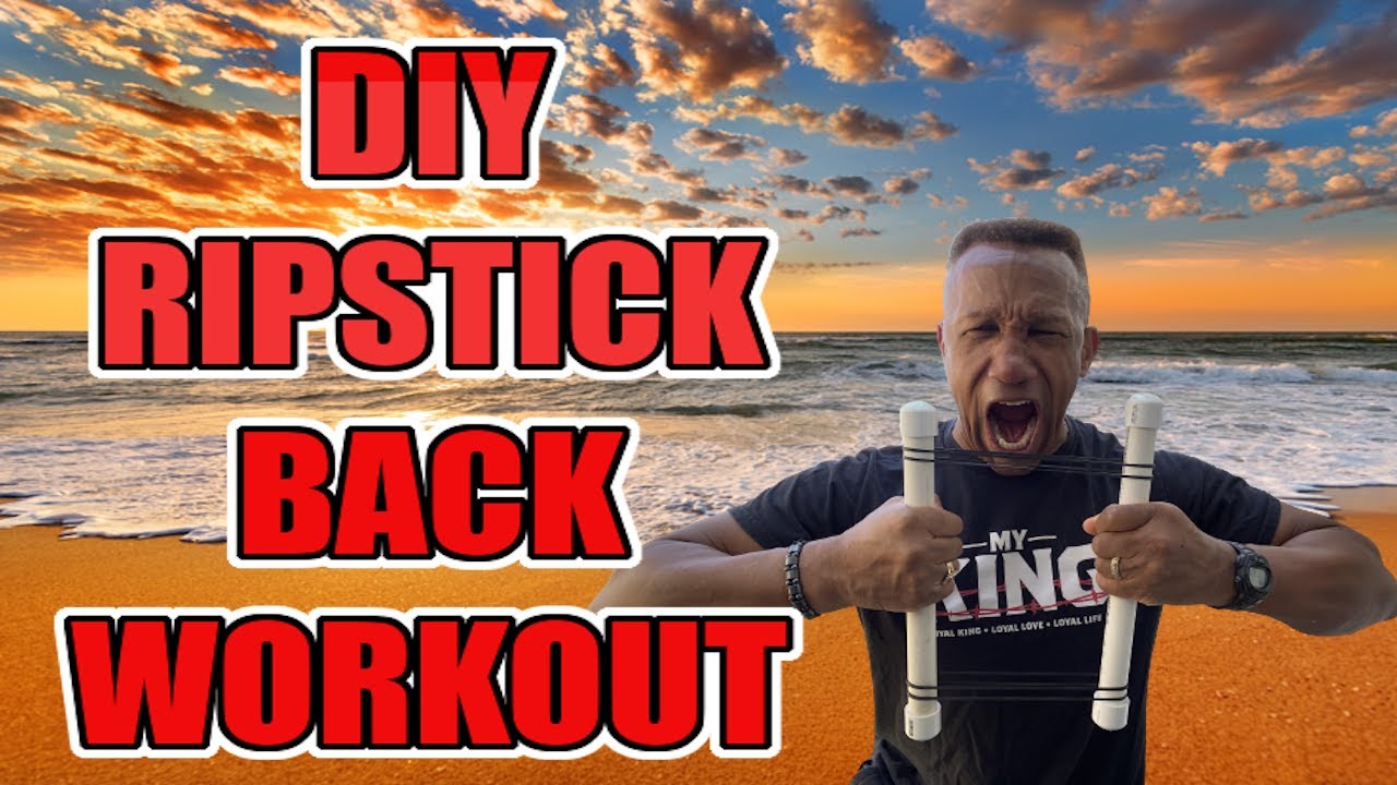 DIY Ripstick Back Workout -  𝐂𝐇𝐄𝐀𝐏, 𝐄𝐅𝐅𝐄𝐂𝐓𝐈𝐕𝐄, 𝐏𝐔𝐌𝐏!