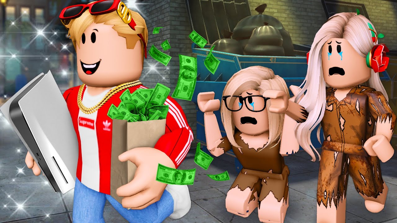 SPOILED Brother Made FAMOUS Family POOR! (A Roblox Movie)