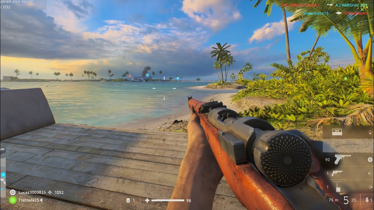 Battlefield 5: Sniper No Scope Gameplay (No Commentary)