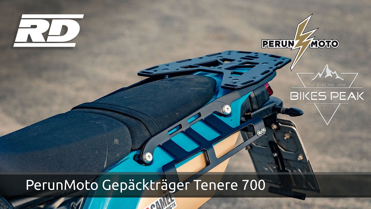 PerunMoto Gepäckträger Tenere 700 Anbauleitung @Perunmoto @BikesPeakADV