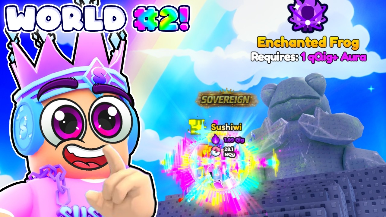 The New WORLD 2 UPDATE Is HERE In Roblox Aura Ascension...