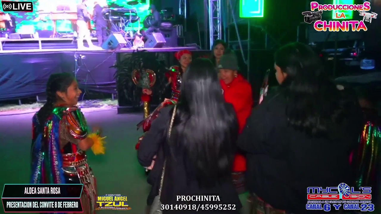 DESDE ALDEA SANTA ROSA 🔴
 🥳CON LA PRESENTACION DEL CONVITE 8 DE FEBRERO EN HONOR A LA VIRGEN DE CA