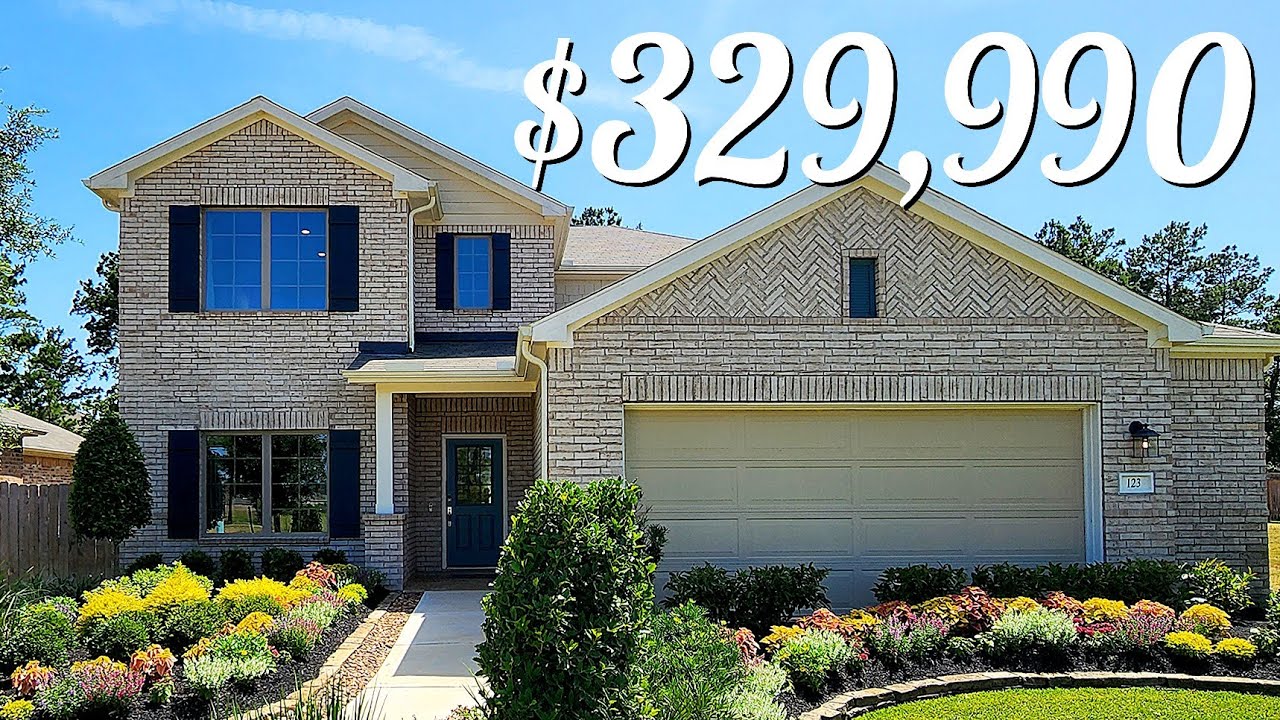BRAND NEW 2600 SQ FT HOME IN TEXAS FOR UNDER $330K | MODEL HOME TOUR