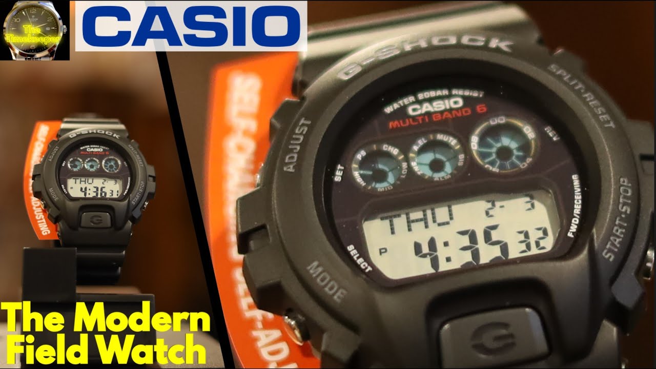 Распаковка спортивных часов Casio G-Shock Atomic (GW6900-1)