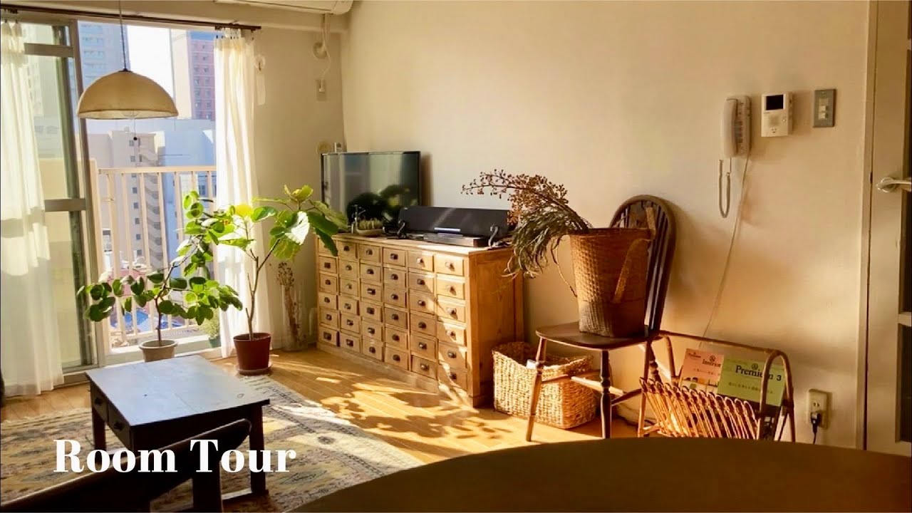 SUB[Room Tour] Simple DIY and retro atmosphere room