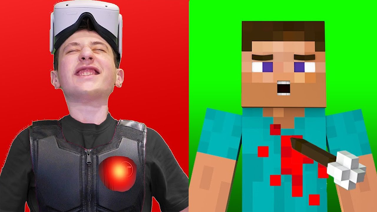 CZUJE BÓL W MINECRAFT! (kamizelka VR)