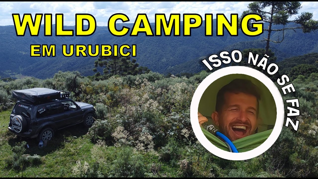 Fizemos um Wild Camping a 1400 metros de altitude em Urubici