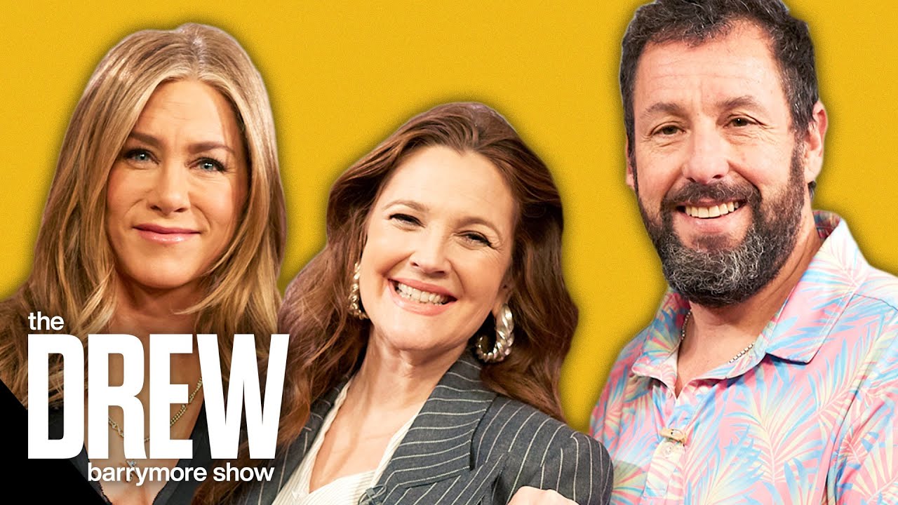 Drew Barrymore, Jennifer Aniston, & Adam Sandler: a 