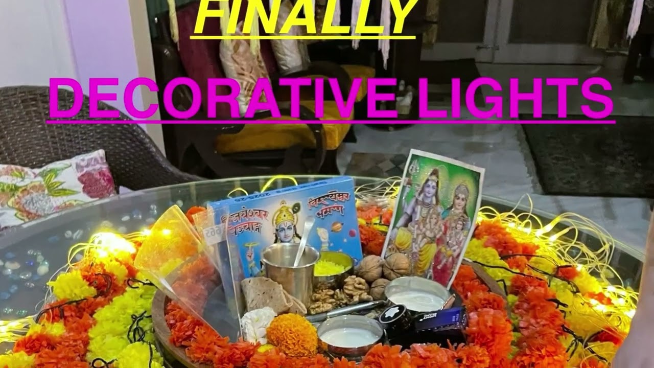 THAAL BARUN NAVREH (PREPARATION OF THALI ON THE EVE OF NEW YEAR DAY TO VIEW  FIRST IN THE MORNING  