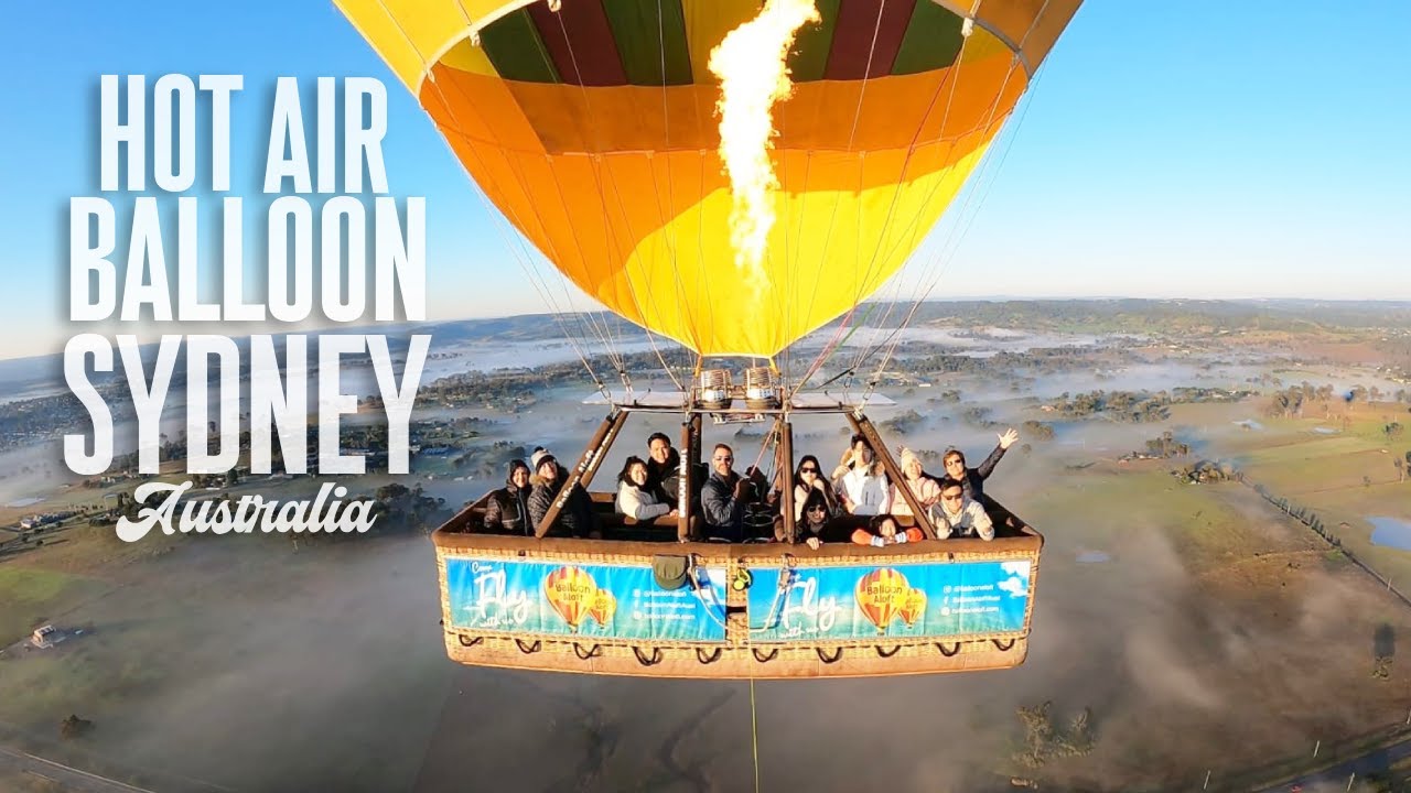 HOT AIR BALLOON | BALLOON ALOFT | CAMDEN, AUSTRALIA | Cristina & Daniel VLOGS