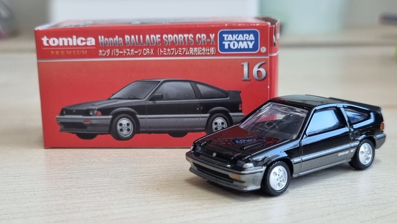 Tomica Premium NO.16 Honda Ballade Sports CR-X first edition 