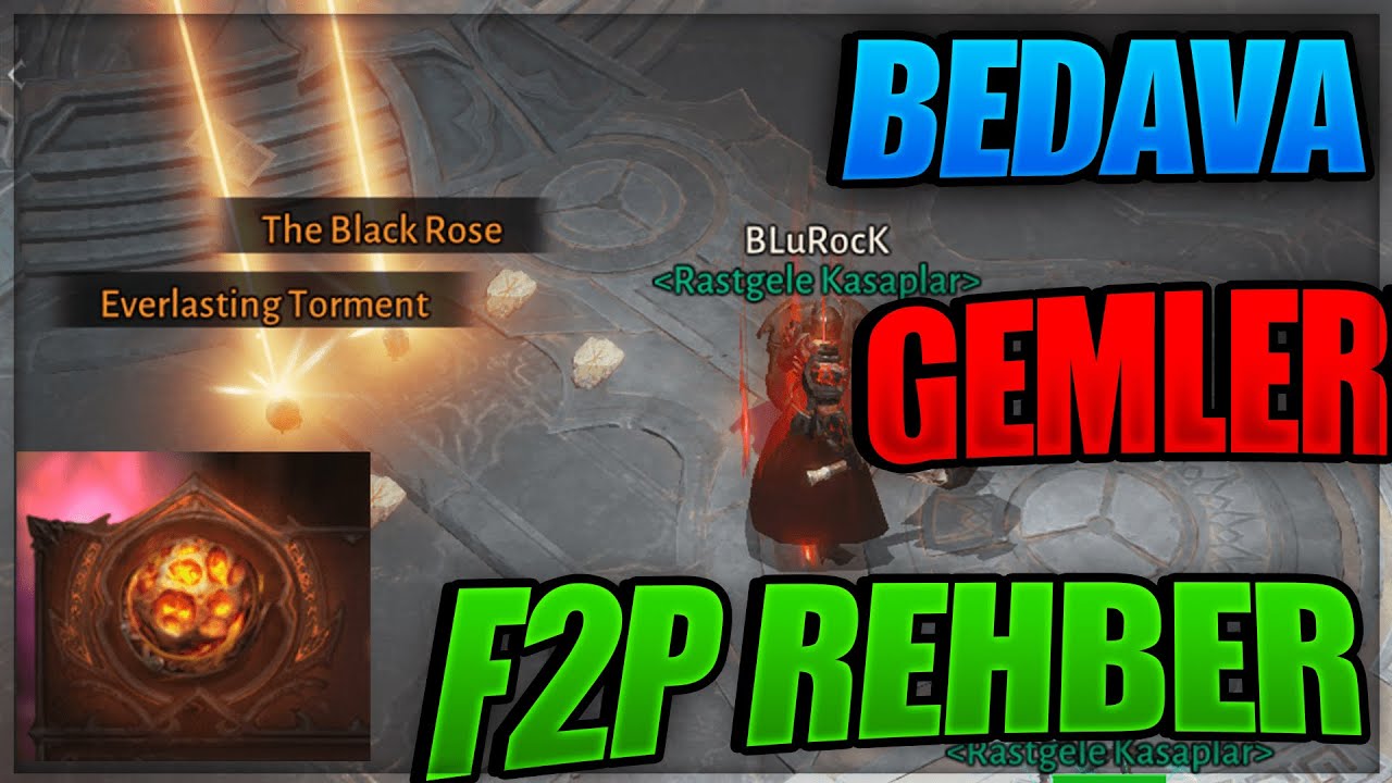Bedava Legendary Gem Nasıl Kasılır? Diablo immortal F2P Gem Rehberi ve Platinin Önemi