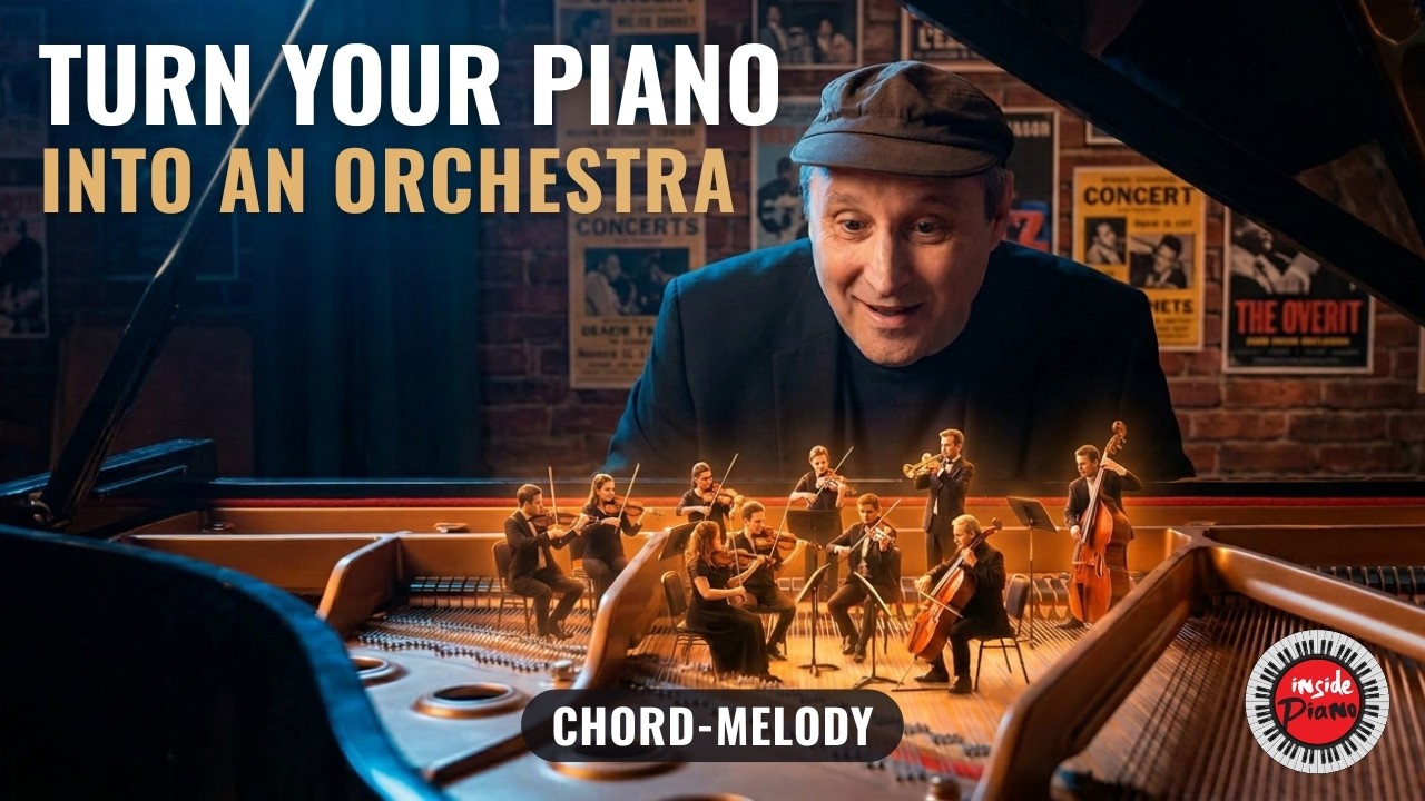 How to Play Piano Chord Melody. Piano Chord Progressions.