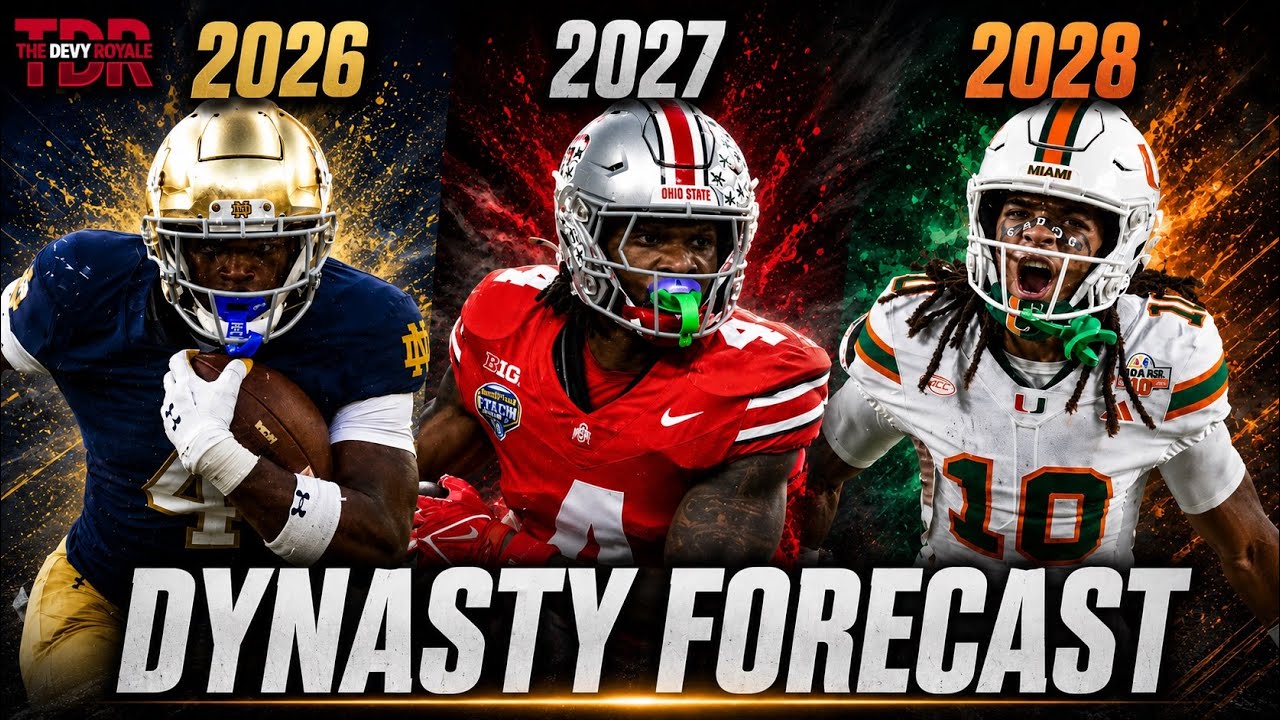 Dynasty Forecast: Ranking the 2026, 2027, and 2028 Draft Classes | Dynasty Fantasy Football 2026