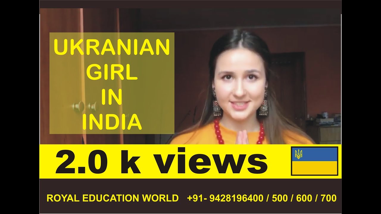 Ukrainian girl visit to India.