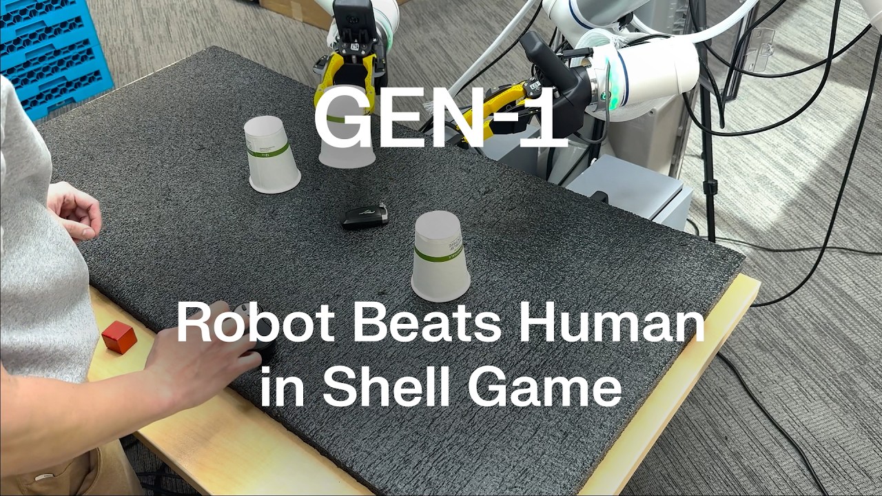 Robot beats human in Shell Game | Generalist