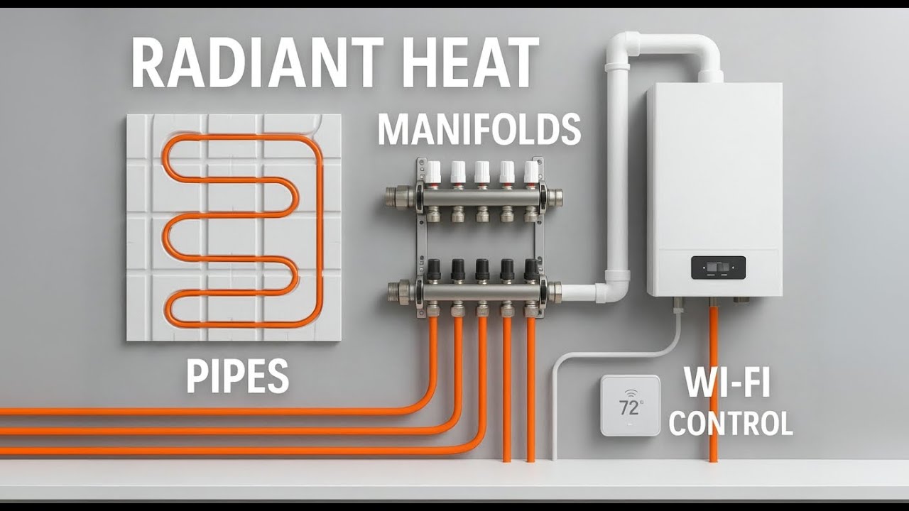 WARMBOARD RADIANT HEAT BOILER INSTALL