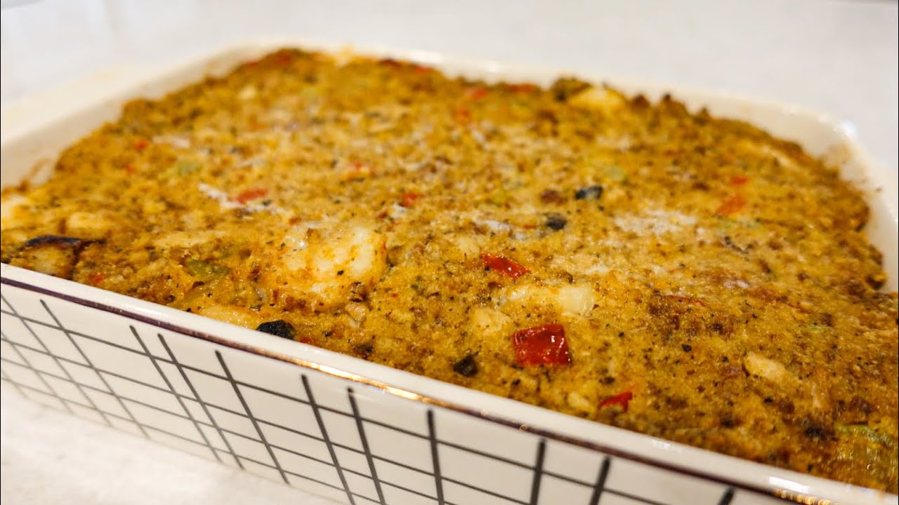 Вкусный рецепт заправки для кукурузного хлеба с морепродуктами | Серия ко Дню благодарения 2023