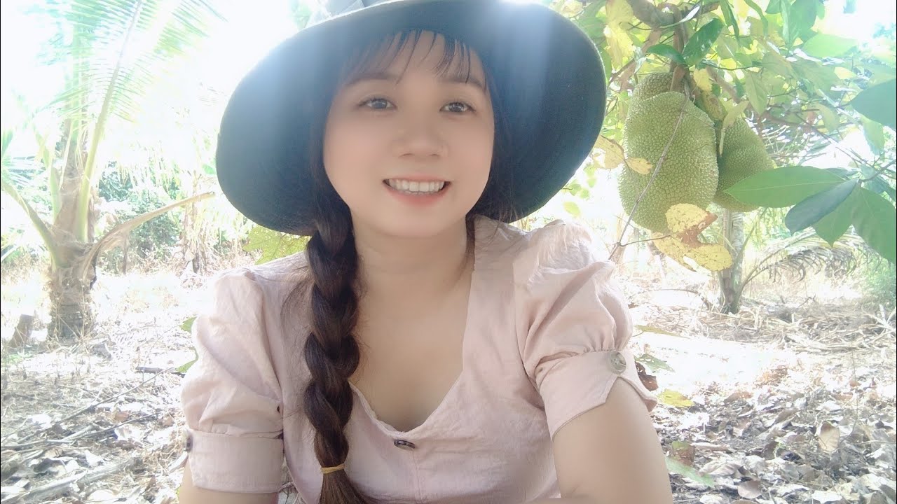 Dạo mát buổi chiều review vườn dừa nhà em
