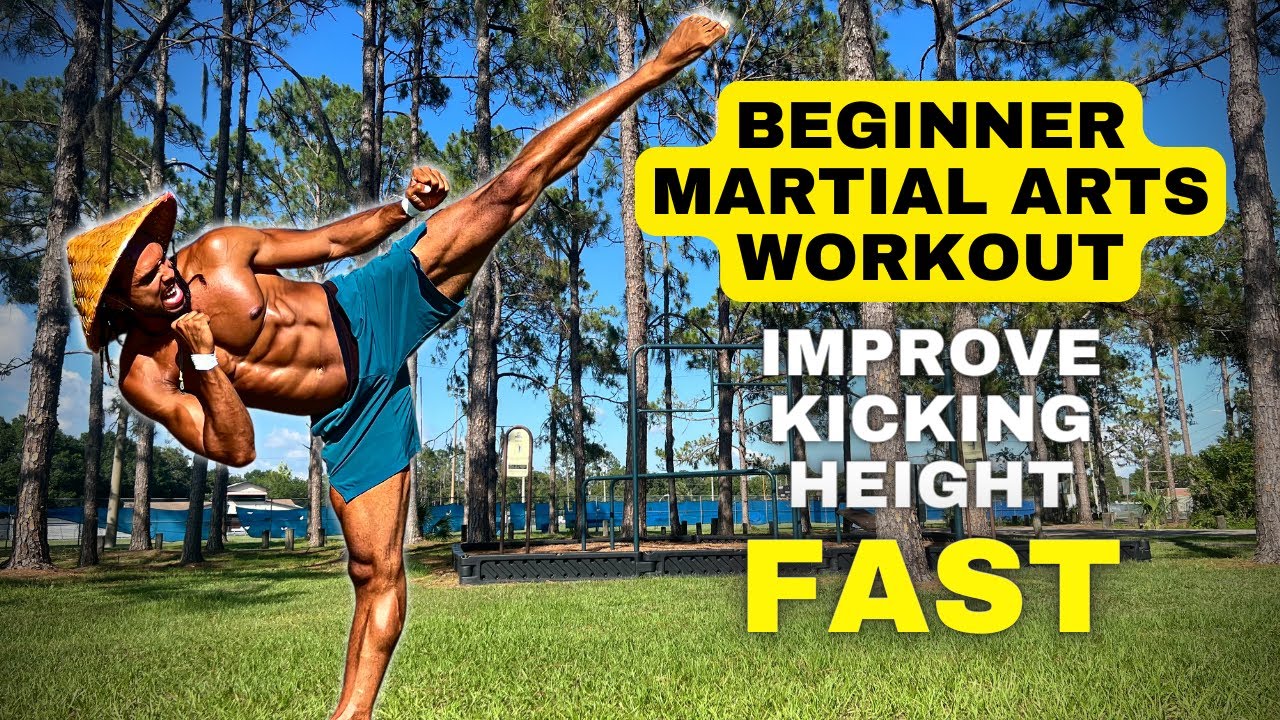 Beginner Martial Arts Workout To Improve Your Kicking Height FAST