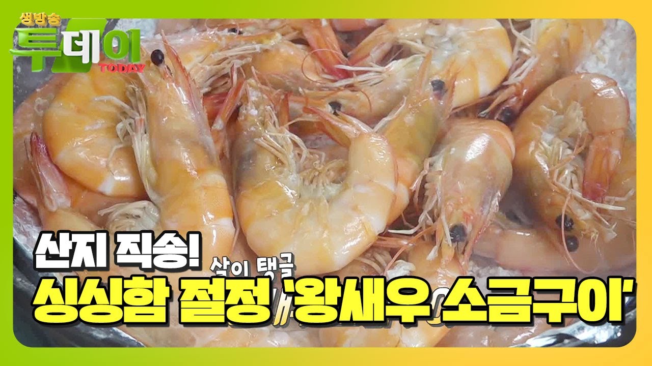 산지직송! 싱싱함의 끝판왕 &lsquo;왕새우 소금구이&rsquo; ㅣ생방송 투데이(Live Today)ㅣSBS Story