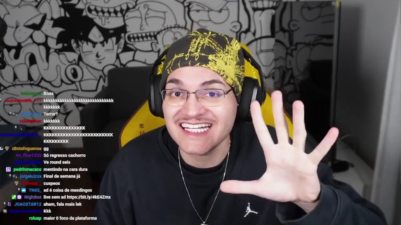 Vod Loud Caiox - 06/07/2025 - Reacts e Terror