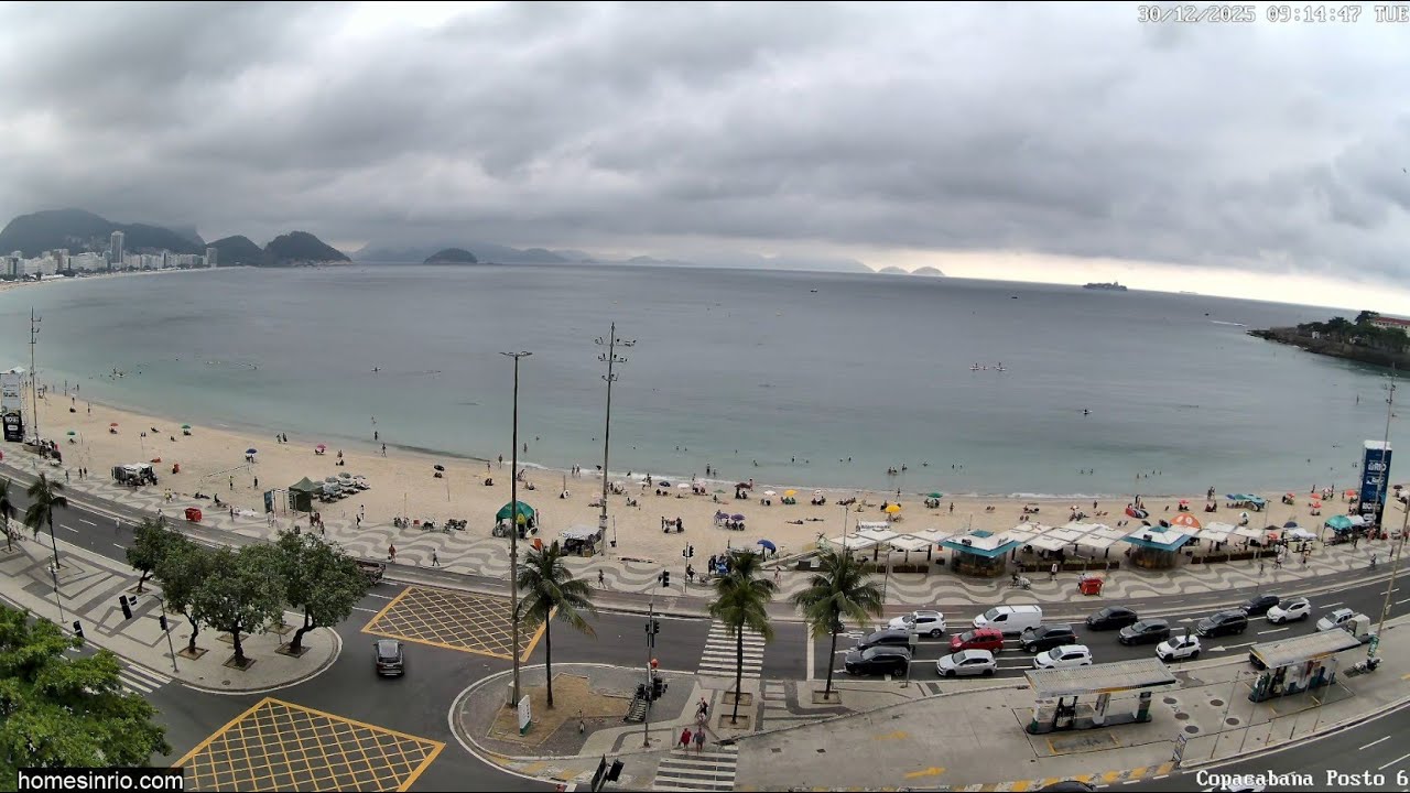 Webcam Rio de Janeiro Copacabana Posto 6