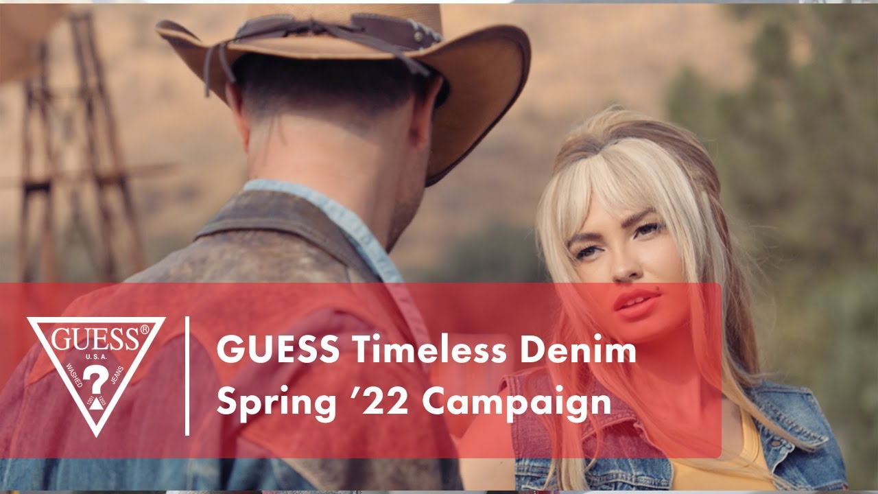GUESS Timeless Denim Spring &rsquo;22 Campaign | #LoveGUESS